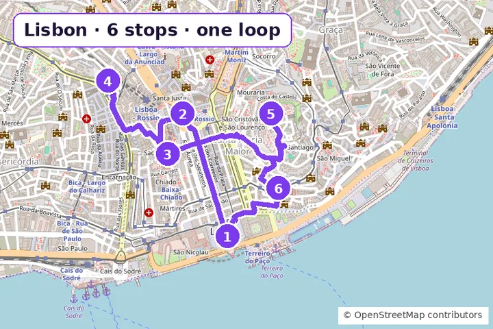 One-day city itinerary as a Word document you can walk without signal — example output