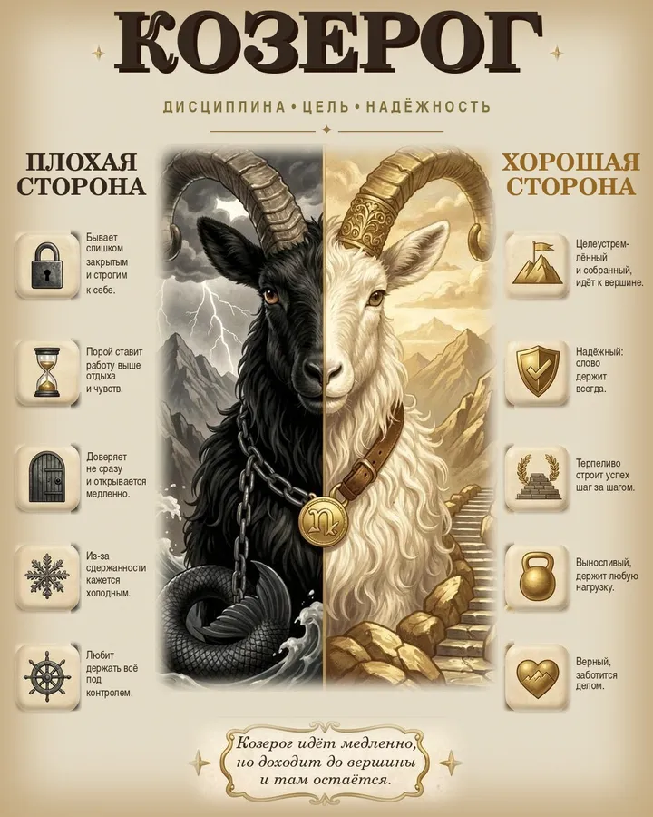 Характер знака зодиака: плохая и хорошая сторона — промт