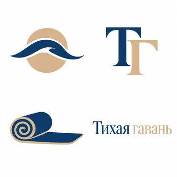 Четыре идеи логотипа на одном листе