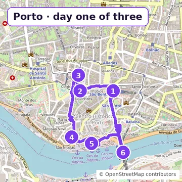 Multi-day trip itinerary from one base, day by day
