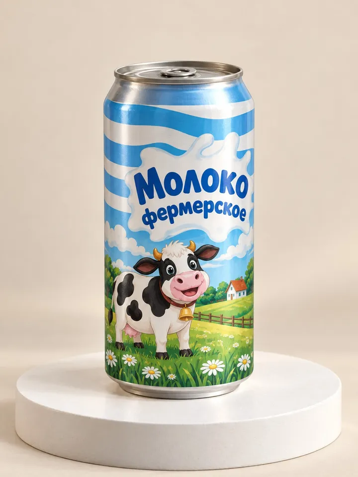 После — Перенос этикетки на товар: макет упаковки по двум фото