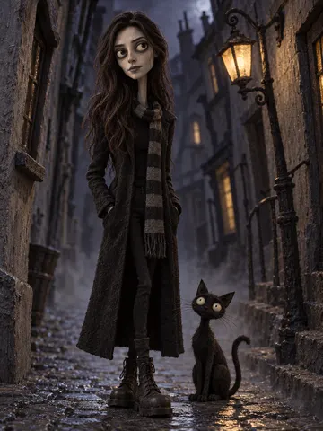 Пример результата: Персонаж Тима Бёртона по фото