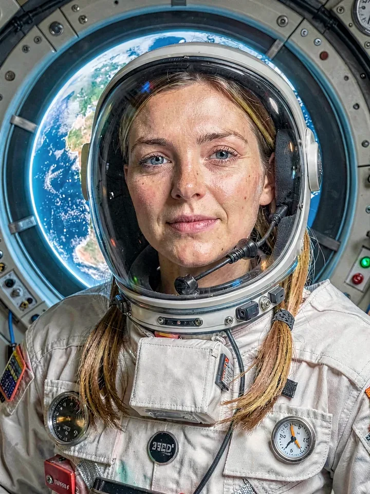 После — Сделать фото в образе космонавта по своему снимку — Gemini